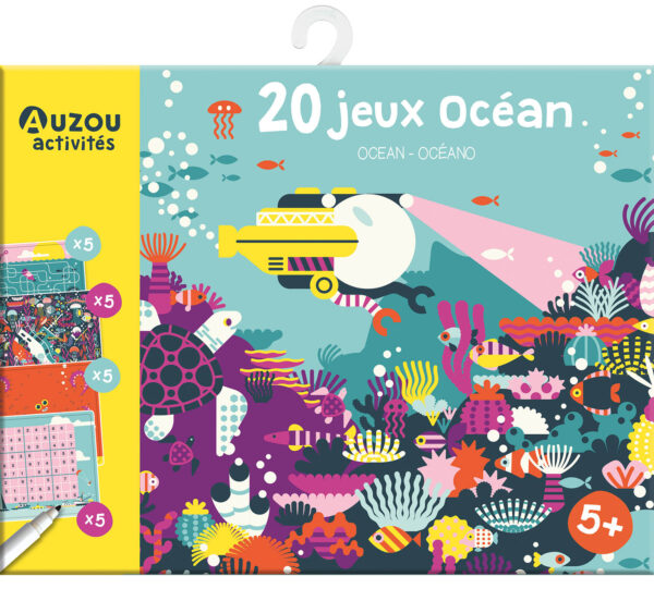 20 gier i łamigłówek Ocean Auzou
